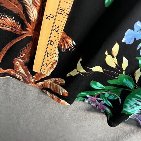 Studio Park x Jare Treacy Petite Tropical Hardware Dress Black Tropical Size PM - Picture 5 of 10